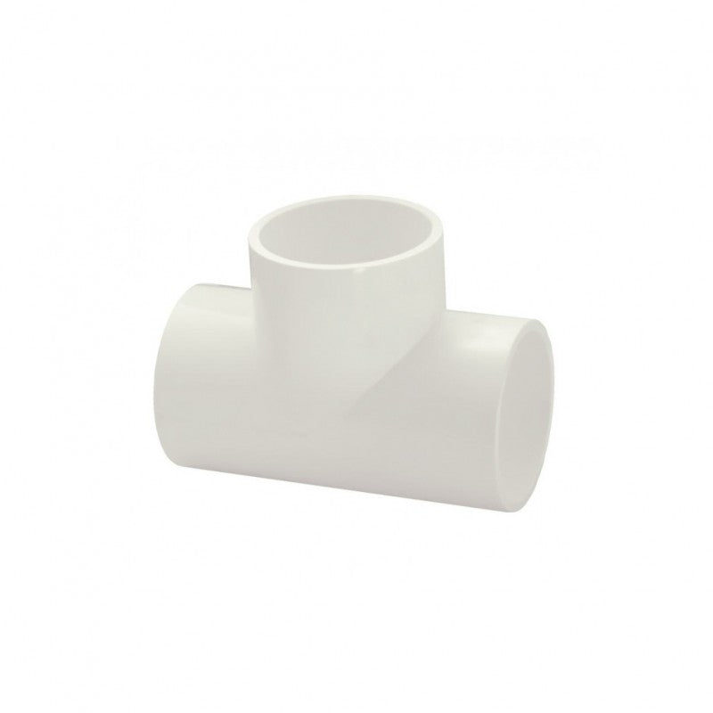 PVC Tee Schedule 40 - 1/2 Inch White