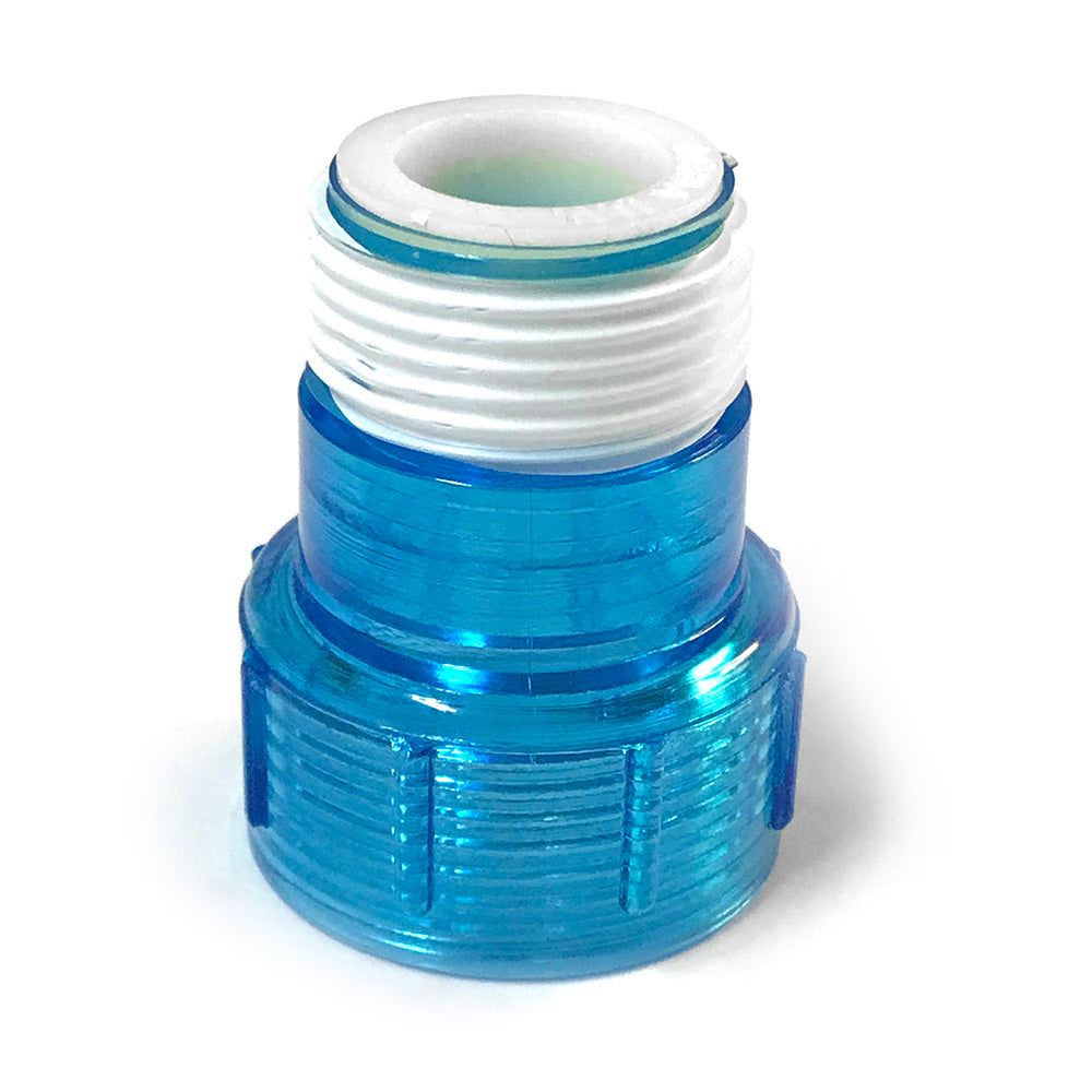 Aqua UV Quartz Cap with Ring, Clear Blue