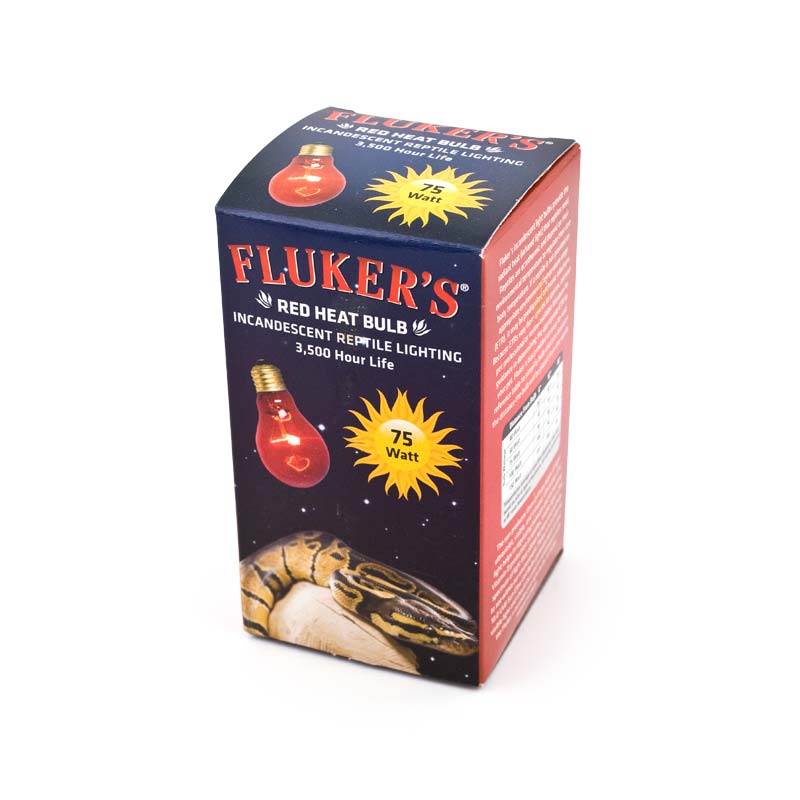 Fluker's Red Heat Bulb - 75 W