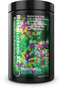 Brightwell Aquatics Reef Blizzard-XC Xtreme Color Powdered Food - 40g