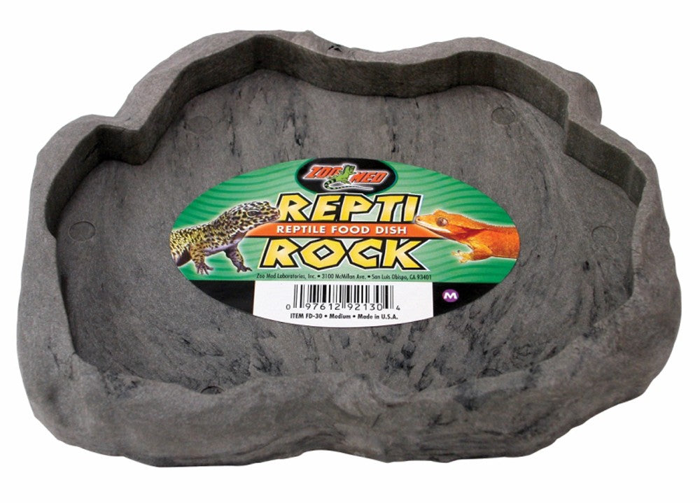 Zoo Med Repti Rock Food Dish - Medium