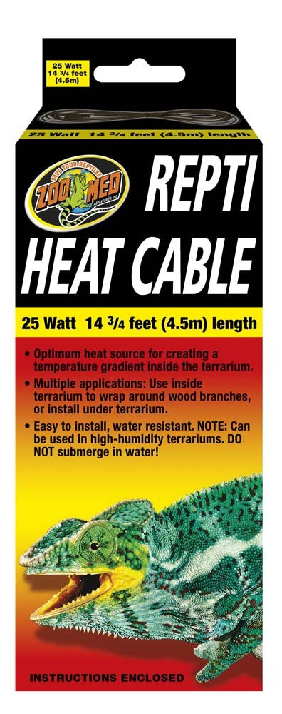 Zoo Med Repti Heat Cable - 14.75 ft 25 W