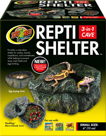 Zoo Med Repti Shelter 3 in 1 Cave - Small