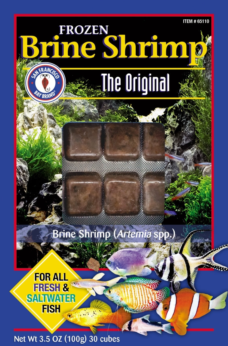 San Francisco Bay Brand Frozen Brine Shrimp Cube - 3.5oz
