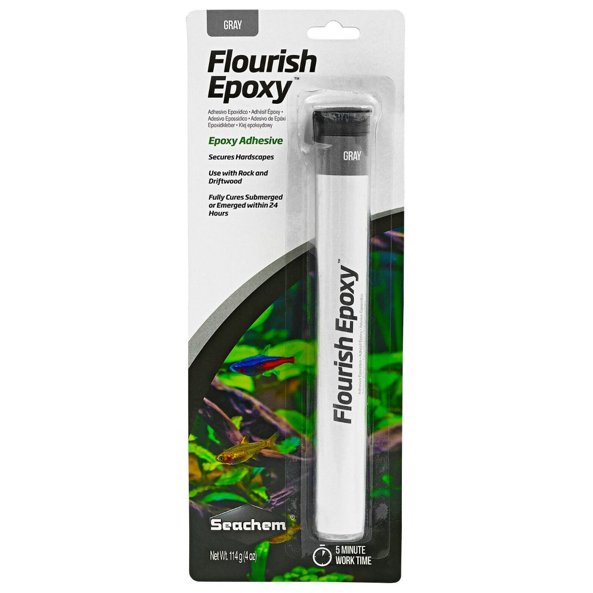 Seachem Flourish Epoxy Gray - 4oz