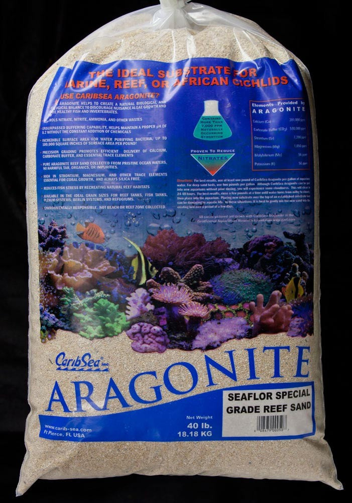 CaribSea Seafloor Special Grade Reef Sand Dry Aragonite - 40lb
