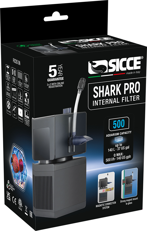 Sicce Shark PRO 500 Internal Filter (140 GPH)