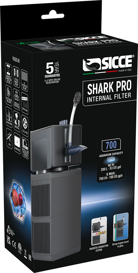 Sicce Shark PRO 700 Internal Filter (190 GPH)