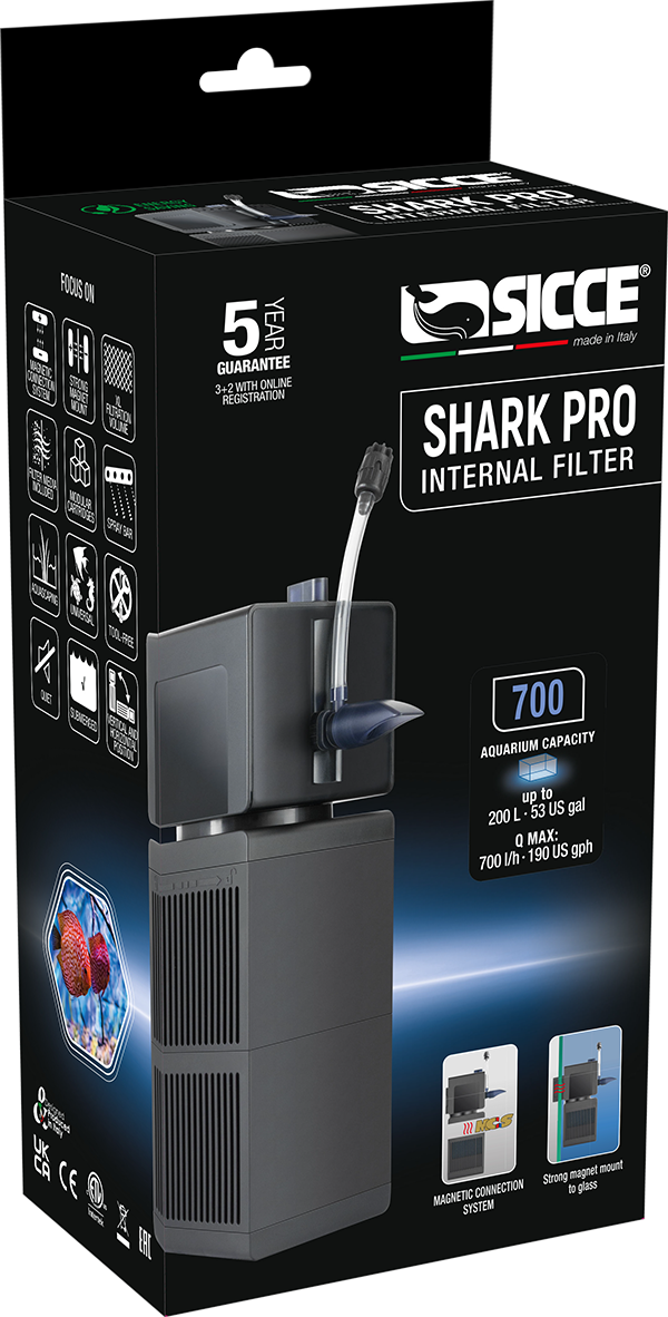 Sicce Shark PRO 700 Internal Filter (190 GPH)