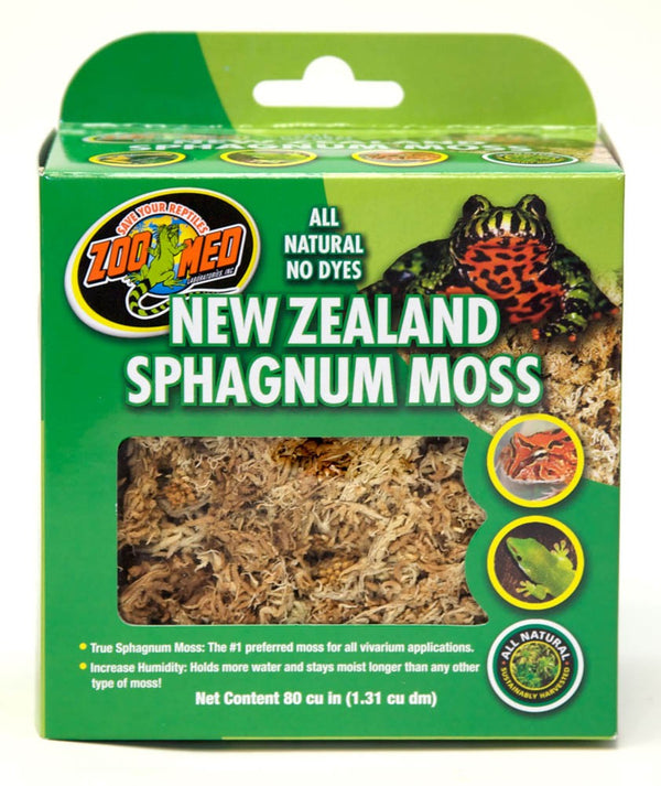 Zoo Med New Zealand Sphagnum Moss - 80 cubic inch