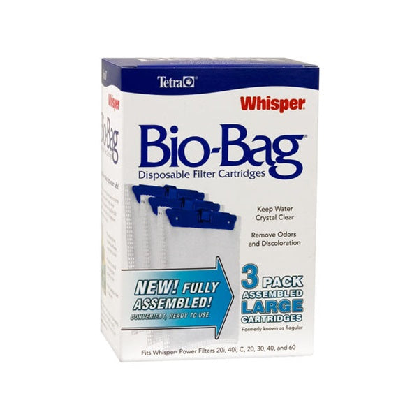 Tetra Whisper Bio-Bag Cartridge Large - 3pk