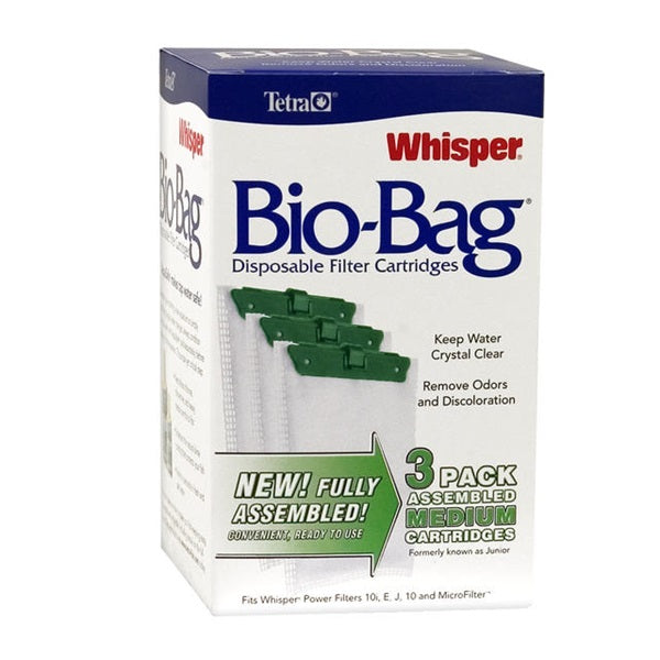 Tetra Whisper Bio-Bag Cartridge Medium - 3pk