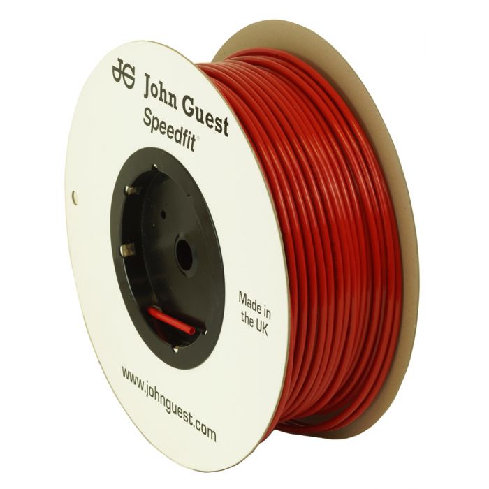 John Guest 1/4 Inch Polyethylene RO Tubing - Red (Sold per foot)