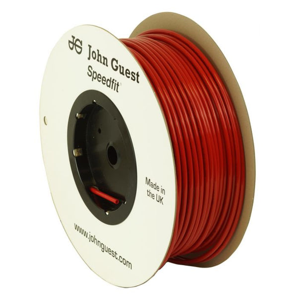 John Guest 1-4" Polyethylene RO Tubing- Red (Sold per foot)