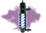 Coralife Turbo-Twist UV Sterilizer - 6x - 18 W - 250 Gal