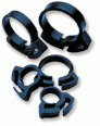 Two Little Fishies Ratchet Hose Clamps 6 pack - 1-2 Inch