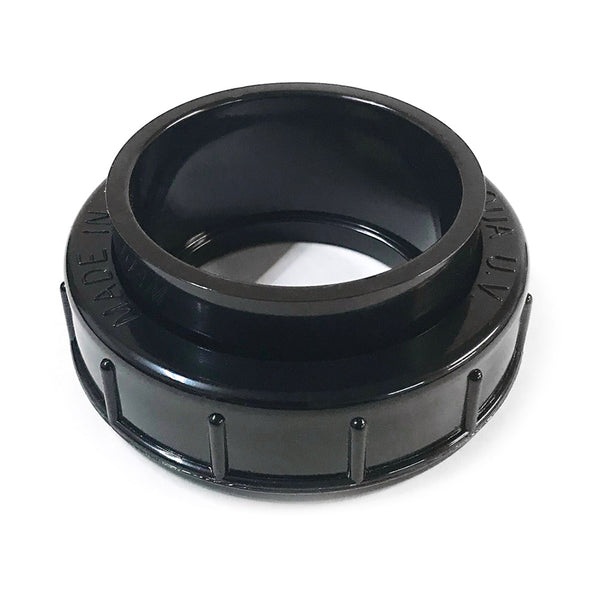 Aqua UV Union Half, 2” Without Thread, with O-Ring and Union Ring, Black