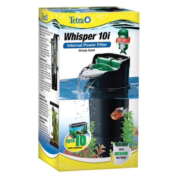 Tetra Whisper 10i Internal Power Filter with Bio-Scrubber up to 10 gal