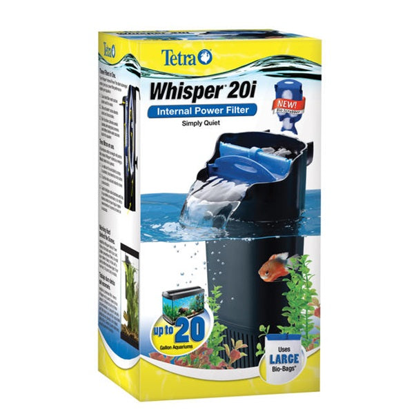 Tetra Whisper 20i Internal Power Filter with Bio-Scrubber up to 20 gal