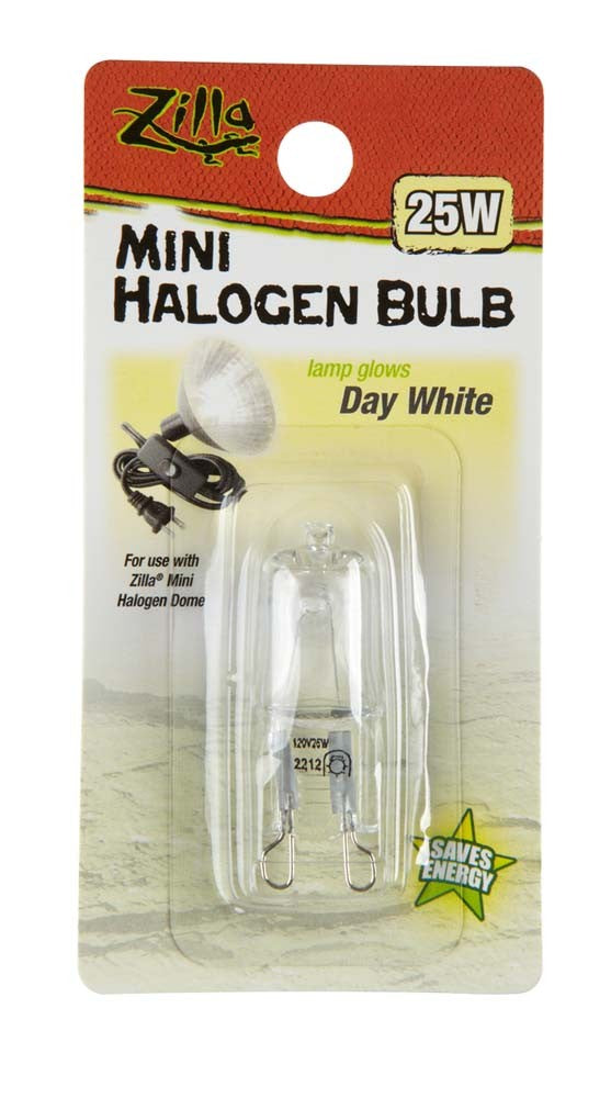 Zilla Halogen Mini Lamp White - 25 W