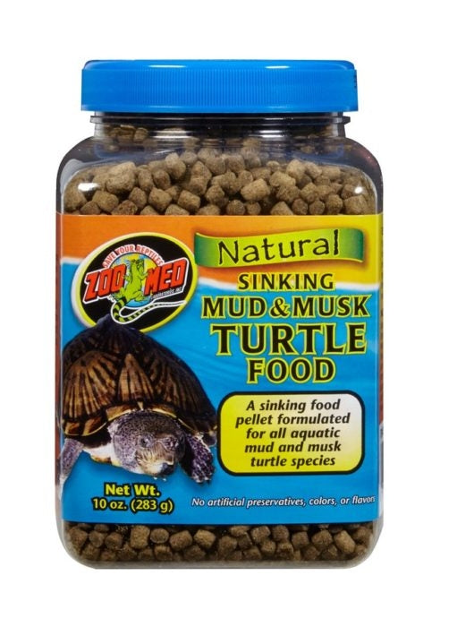 Zoo Med Natural Sinking Mud & Musk Turtle Food - 10oz