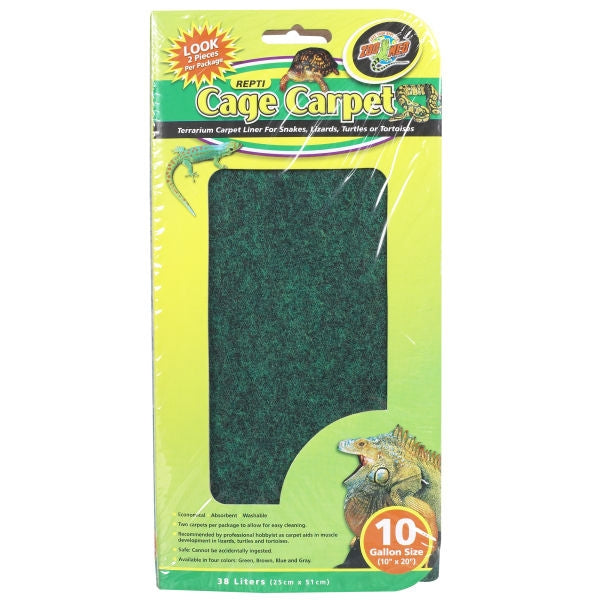 Zoo Med Cage Carpet 8 x 16in 10gal